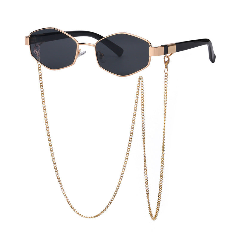 Infinity Beautiful Women’s Chain Sunglasses – Korean Style Fashion Eyewear - Infinity Beautiful Boutique