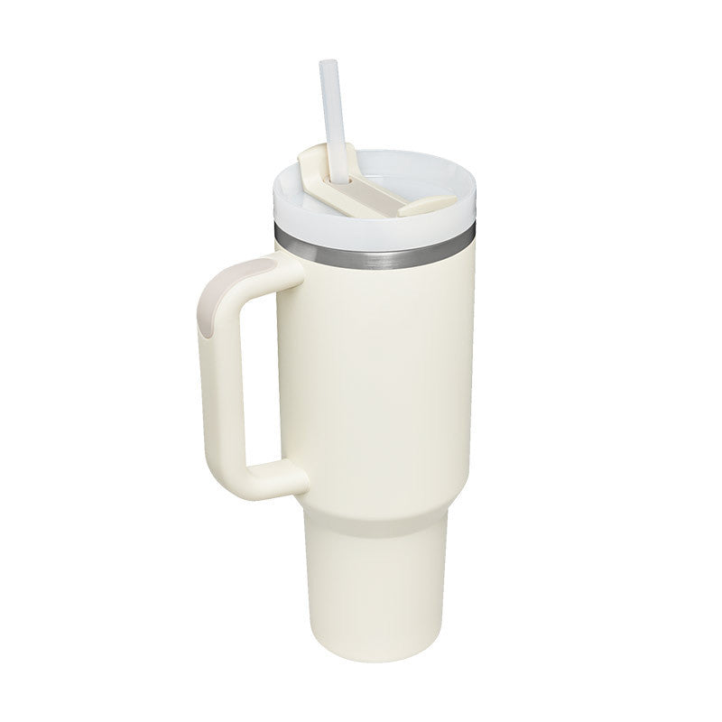 40oz Tumbler – Insulated Stainless Steel with Handle & Straw - Infinity Beautiful Boutique