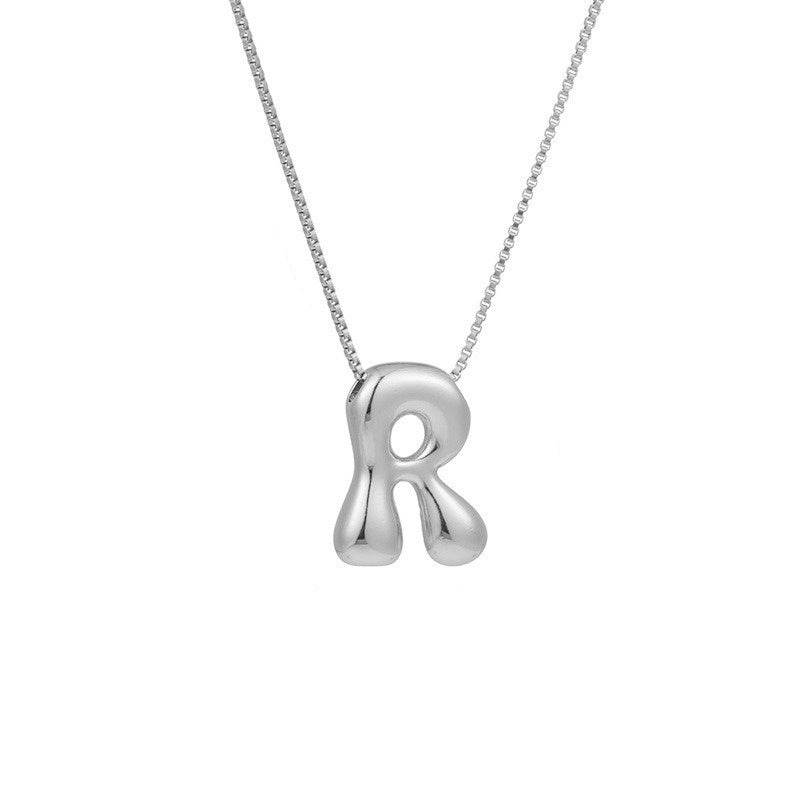 Gold Letter Initial Necklace – Statement Chain Jewelry