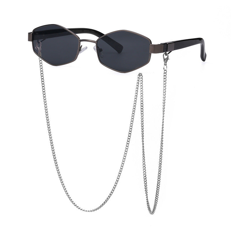 Infinity Beautiful Women’s Chain Sunglasses – Korean Style Fashion Eyewear - Infinity Beautiful Boutique