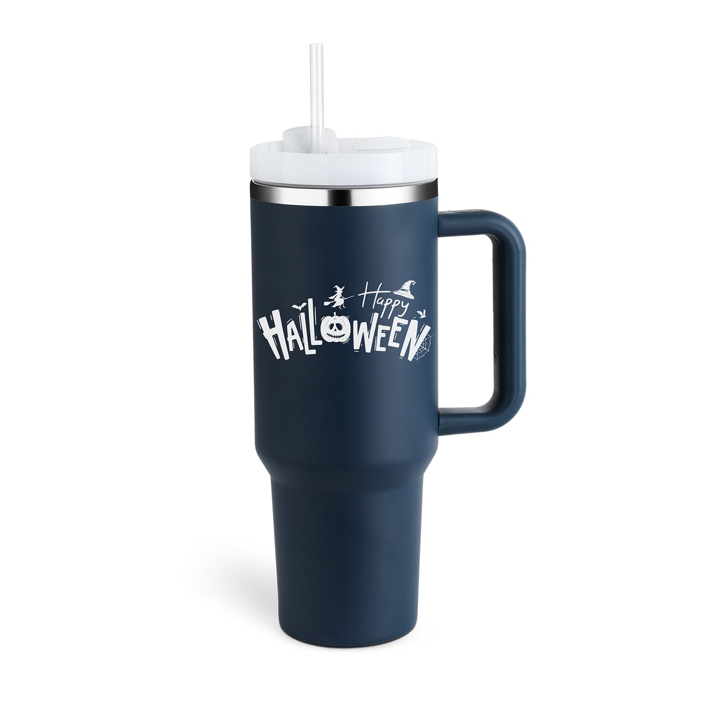 40oz Tumbler – Insulated Stainless Steel with Handle & Straw - Infinity Beautiful Boutique