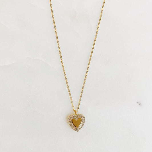 Infinity Beautiful So Pretty Mini Heart Necklace