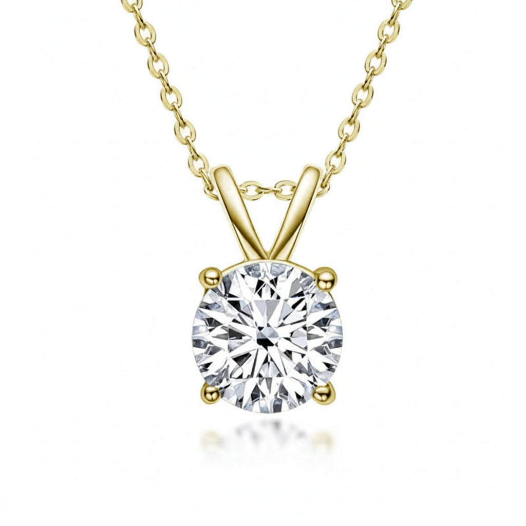 925 Moissanite Vintage Necklace