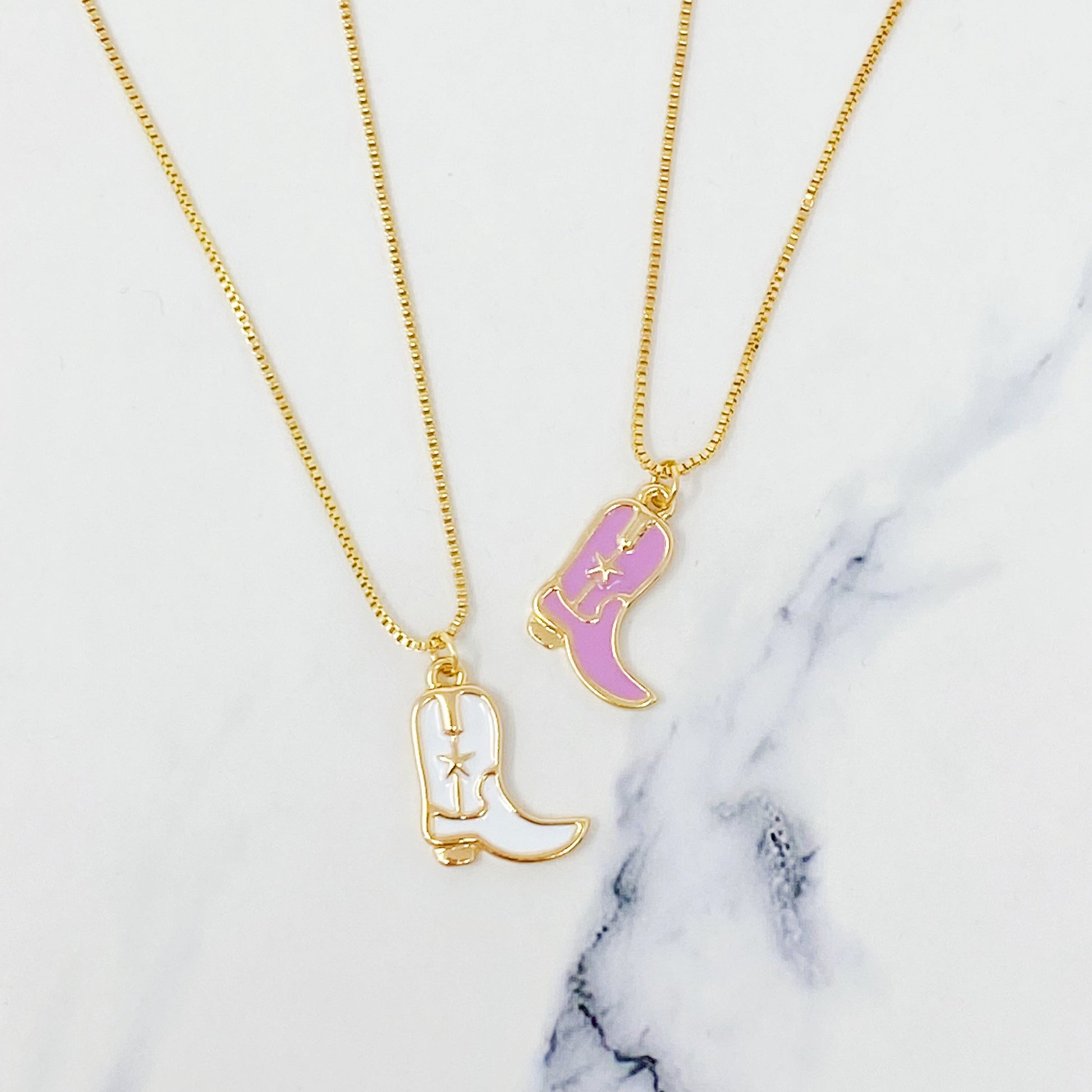 Infinity Beautiful Cowgirl Boot Pendant Necklace - Infinity Beautiful Boutique