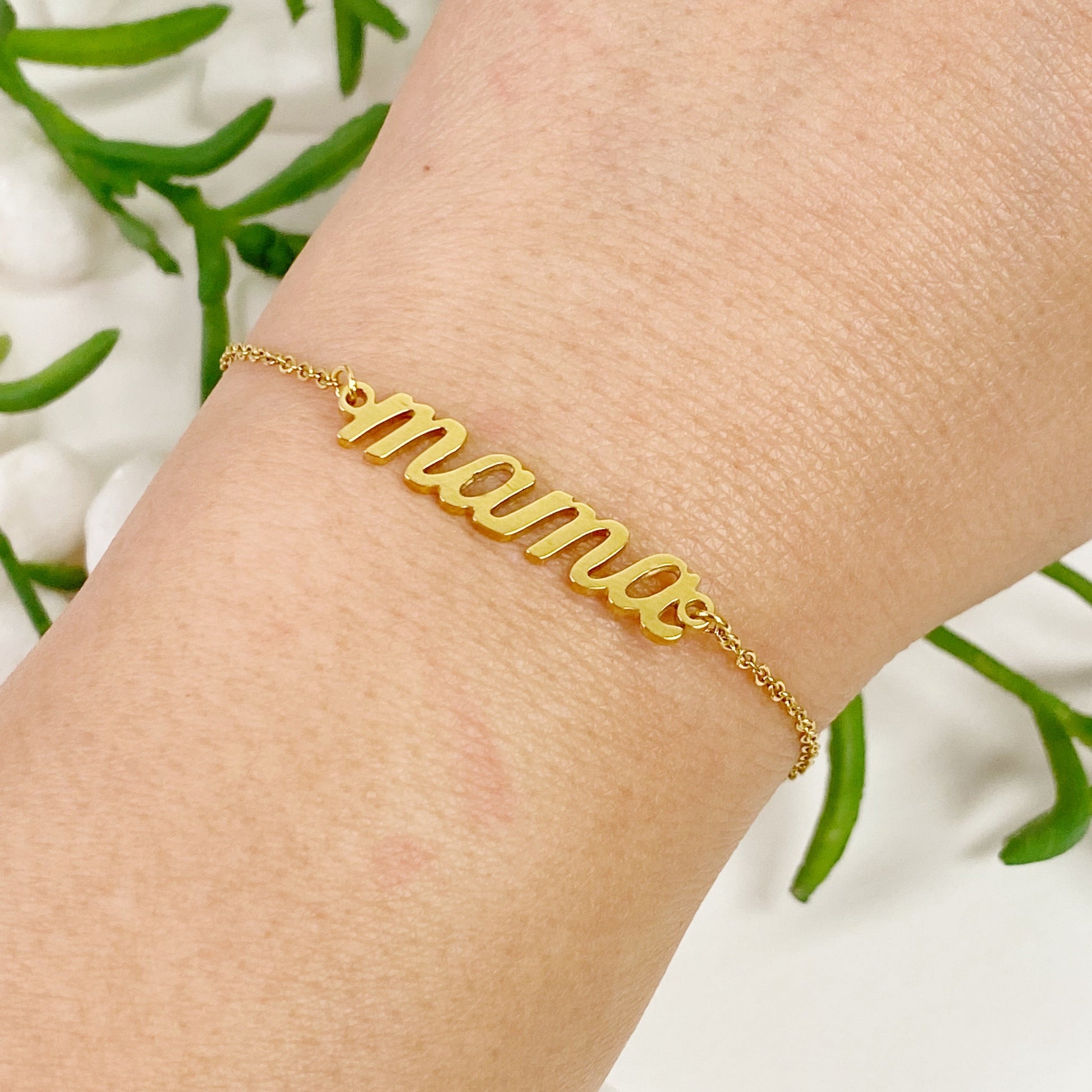 Mama Drawstring Bracelet - Infinity Beautiful Boutique