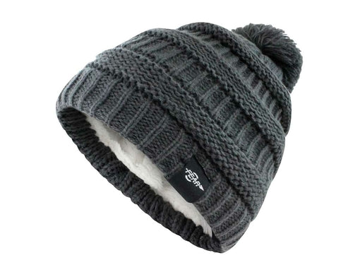 Warmest Plush Insulated Cuff Knit Pom Women Winter Beanie Hat Warm - Infinity Beautiful Boutique