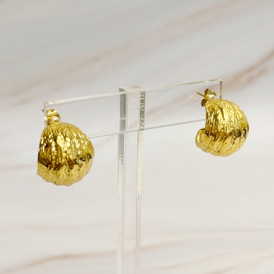 Infinity Beautiful Elegant Half Round Hoop Earrings - Infinity Beautiful Boutique