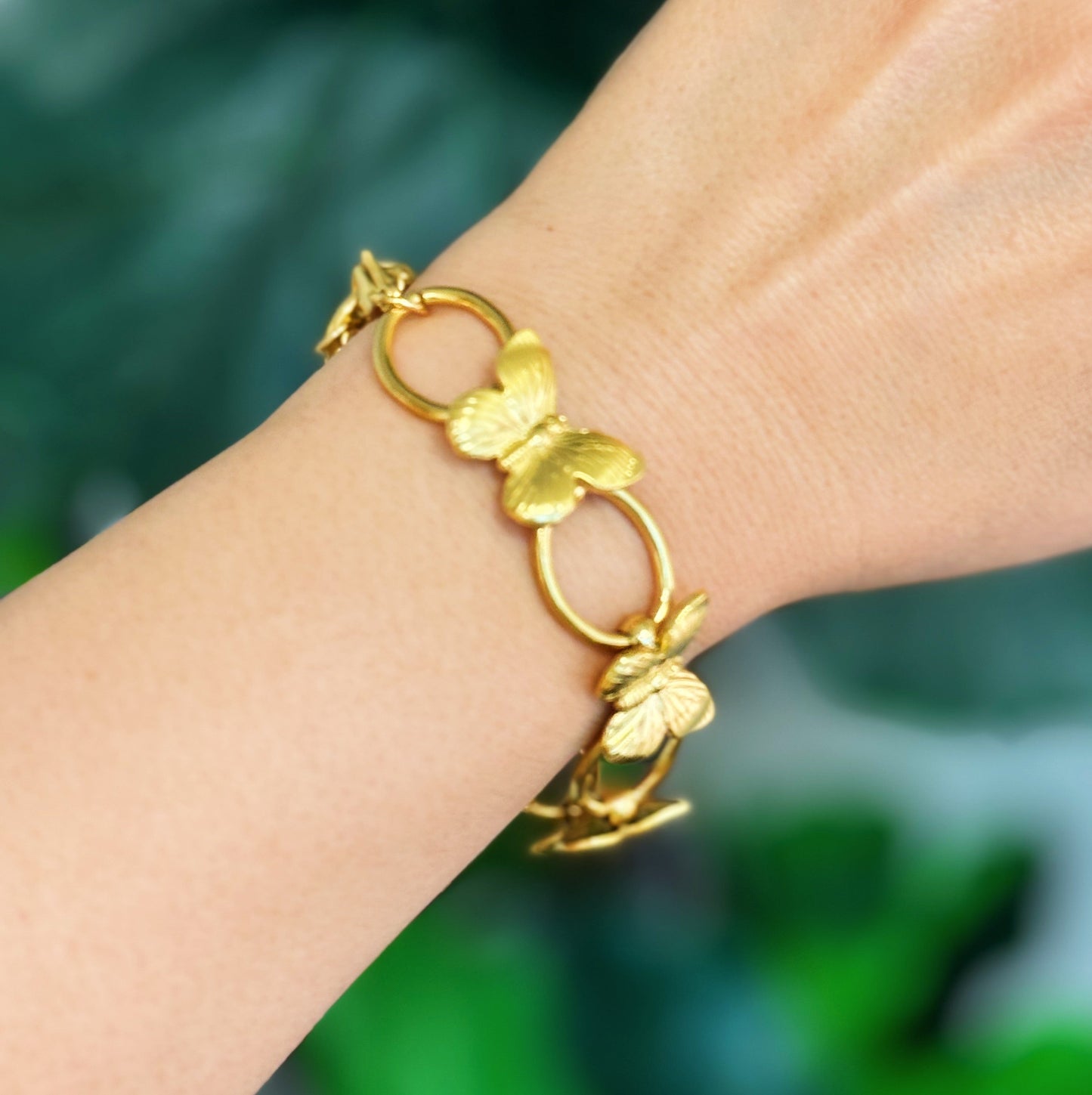 Vintage Butterfly Linked Bracelet - Infinity Beautiful Boutique