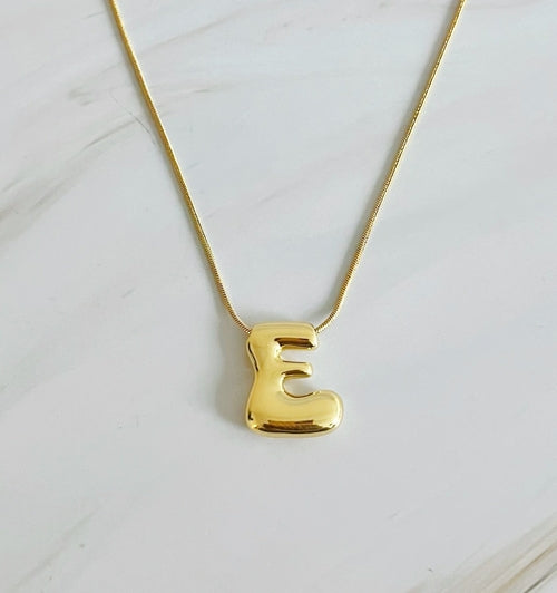 Balloon Letter Initial Necklace - Infinity Beautiful Boutique