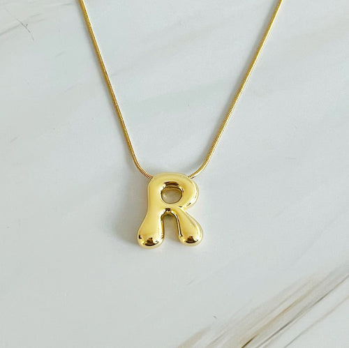 Balloon Letter Initial Necklace - Infinity Beautiful Boutique
