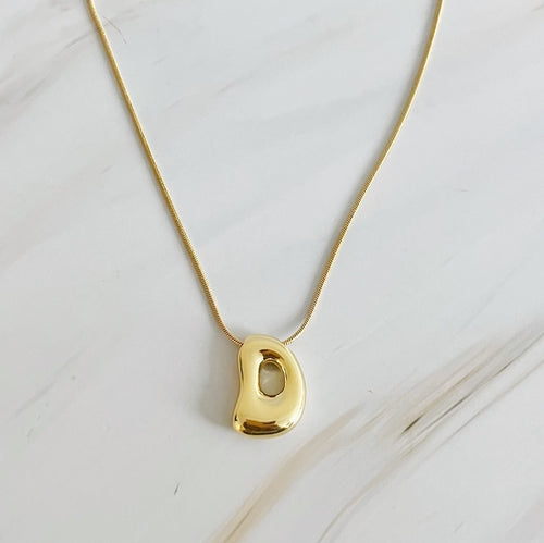 Balloon Letter Initial Necklace - Infinity Beautiful Boutique