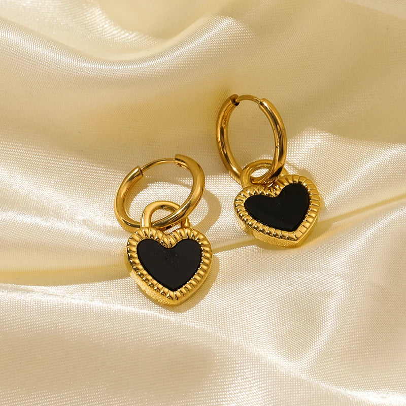Heart Vintage Gold Plated Stainless Steel