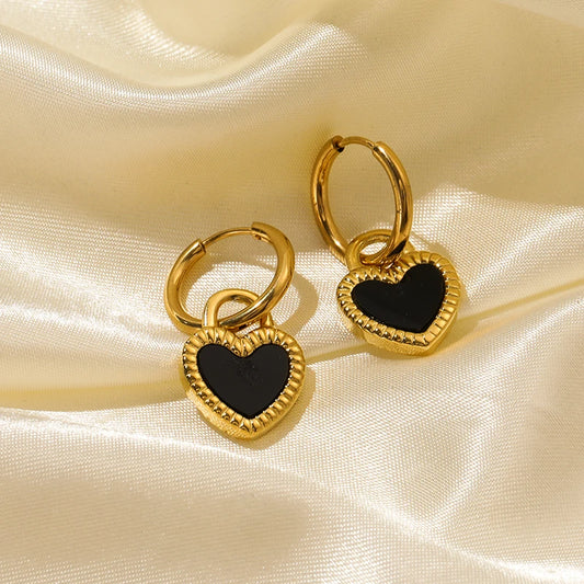 Heart Vintage Gold Plated Stainless Steel