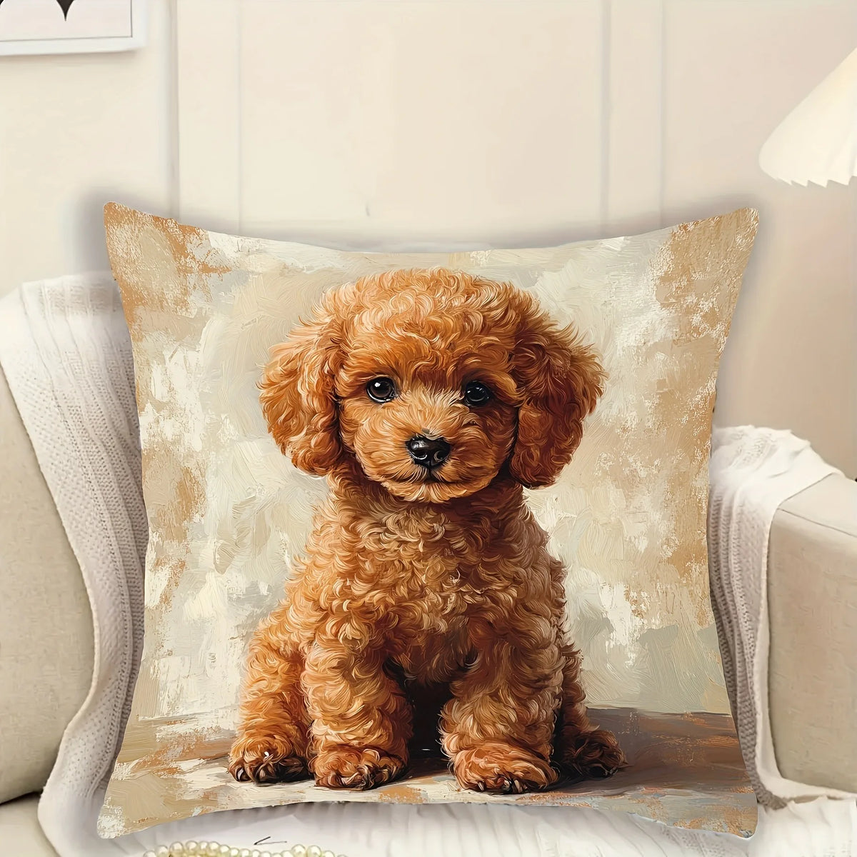 Printed Square Decorative Pillow Cover