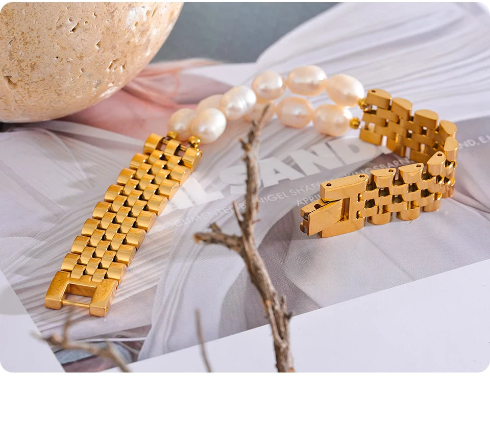 Vintage Pearl Waterproof Bracelet