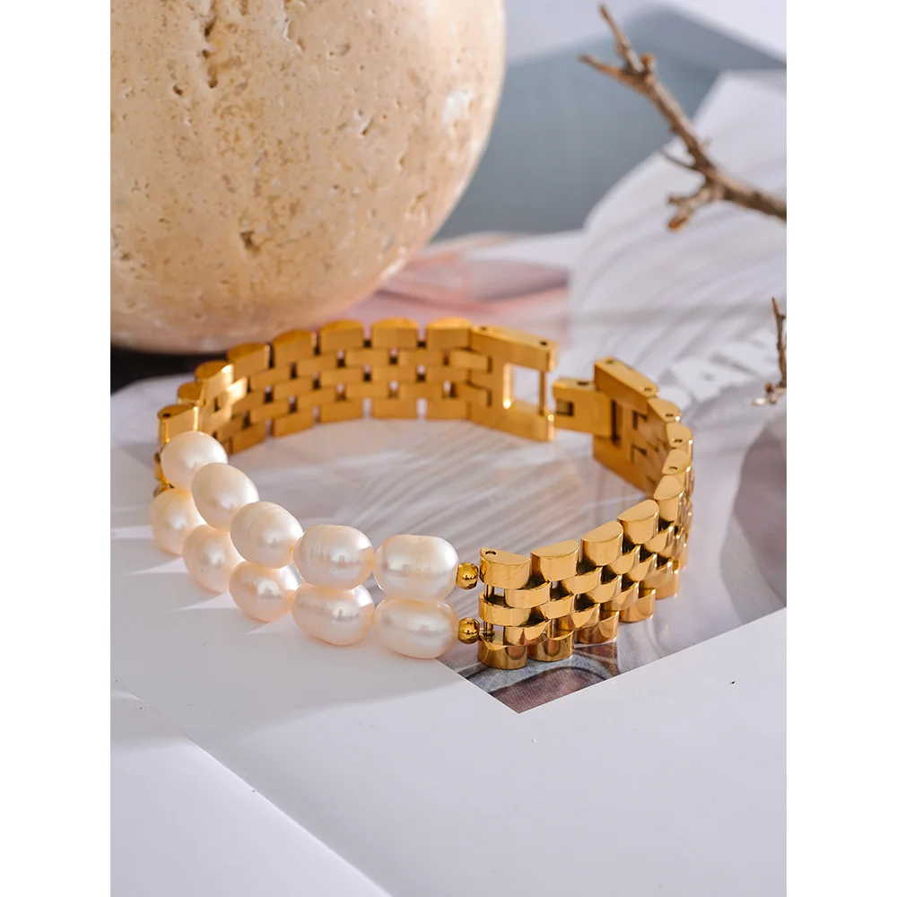 Vintage Pearl Waterproof Bracelet