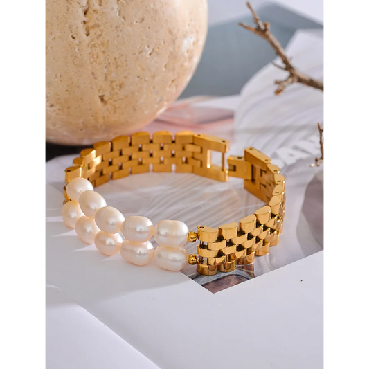 Vintage Pearl Waterproof Bracelet