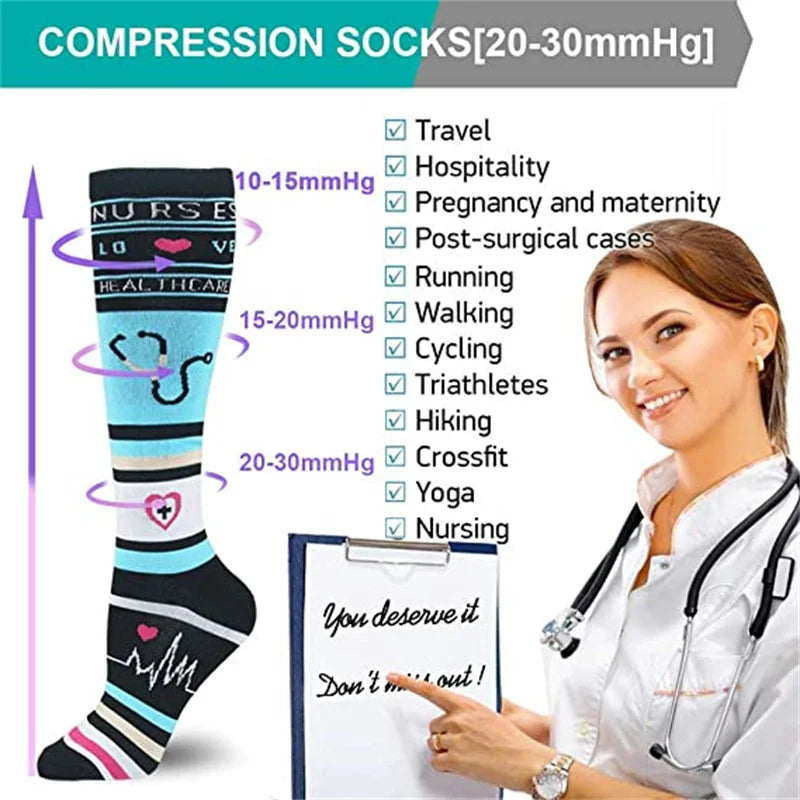 Breathable Compression Socks Daily Support