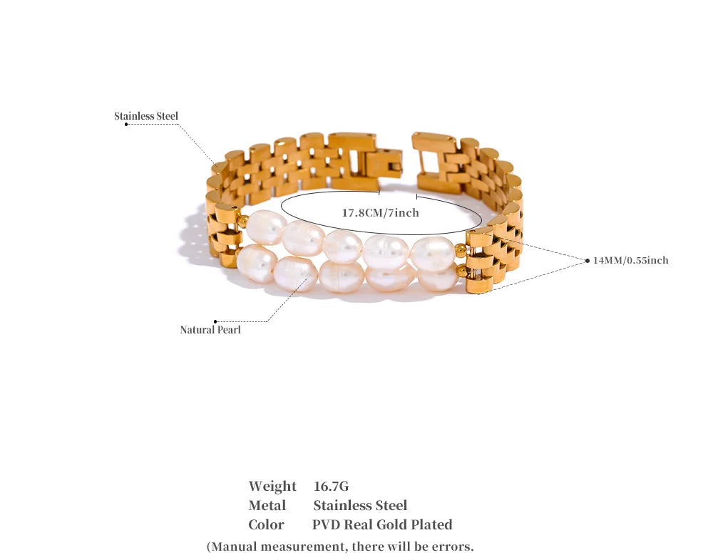 Vintage Pearl Waterproof Bracelet