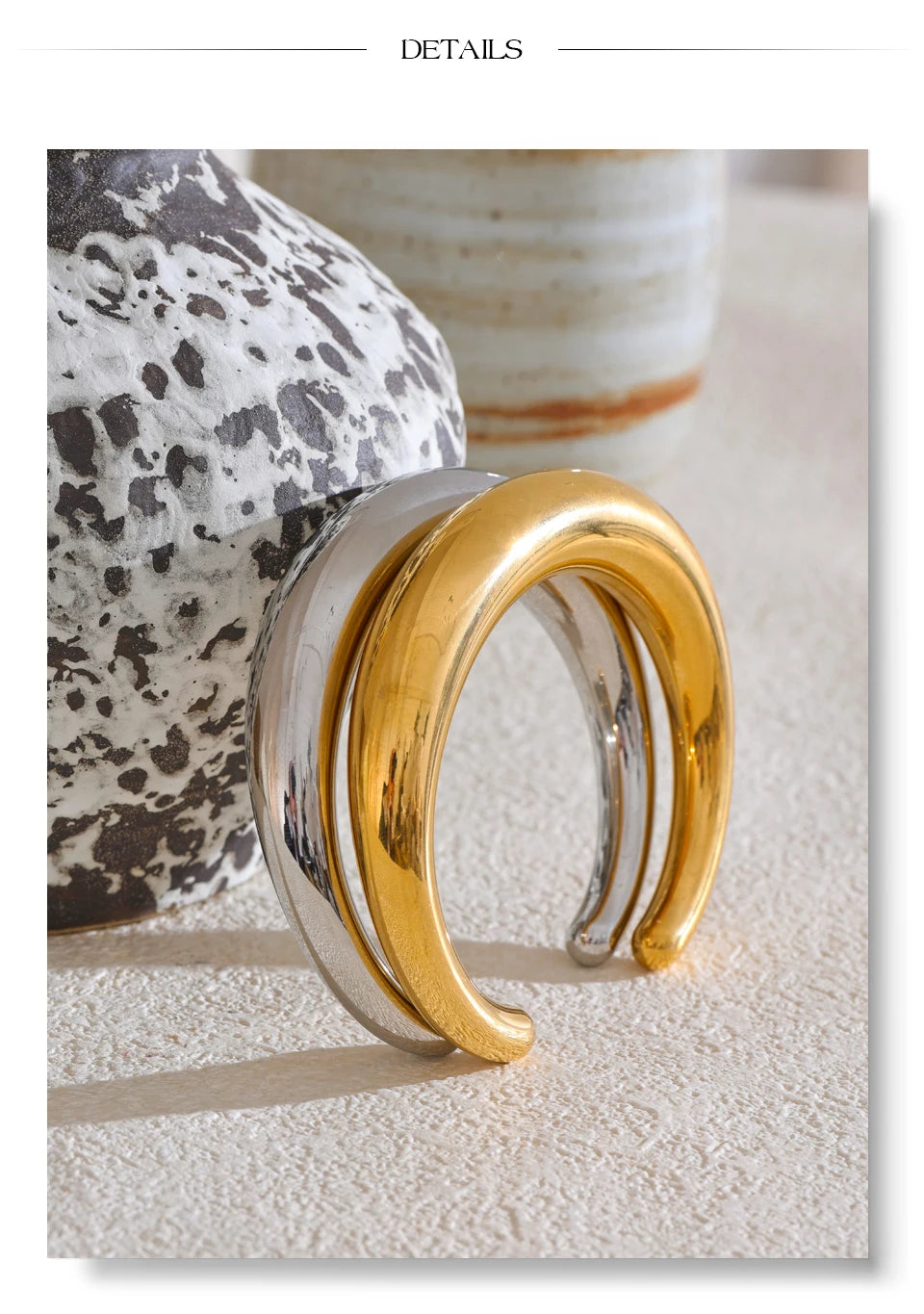 Gold Chunky Cuff  Vintage Bangle
