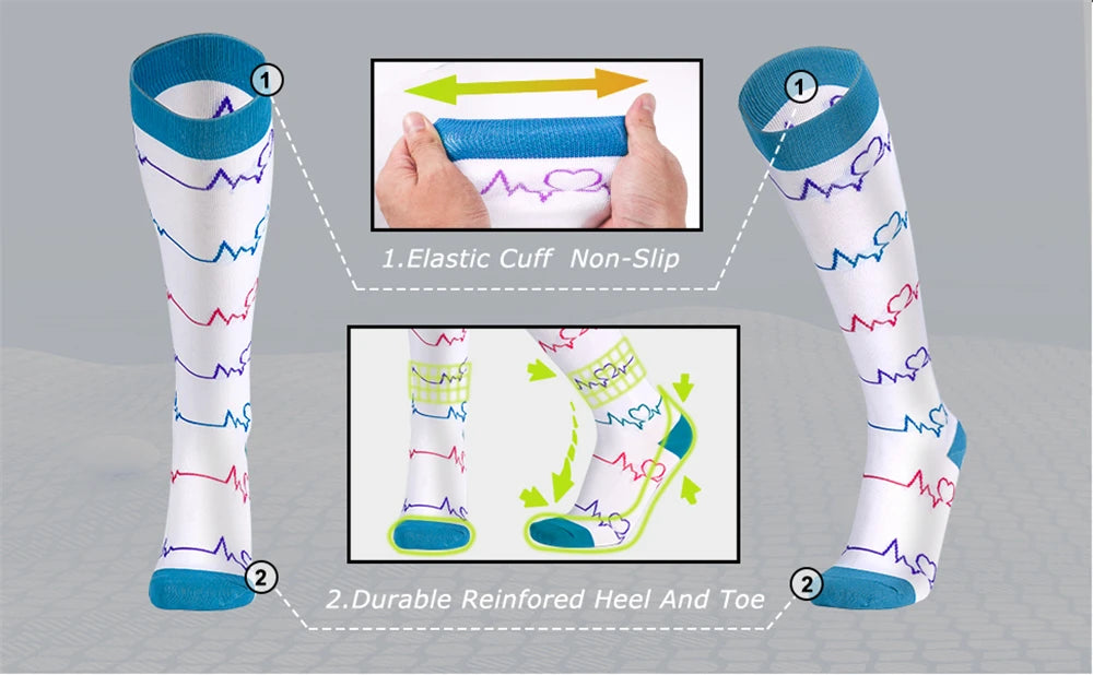 Compression Socks for Men & Women – Running, Travel & Everyday Support