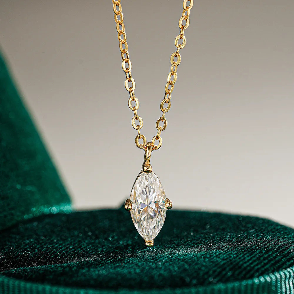 925 Moissanite Vintage Necklace