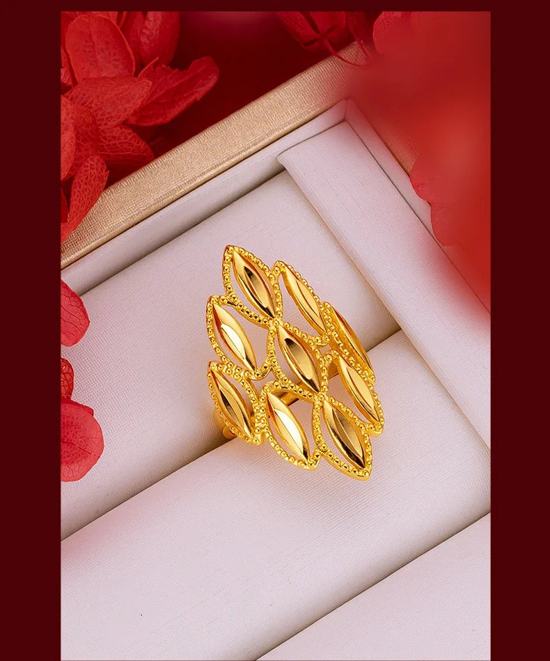 18K Gold Vintage Large Ring