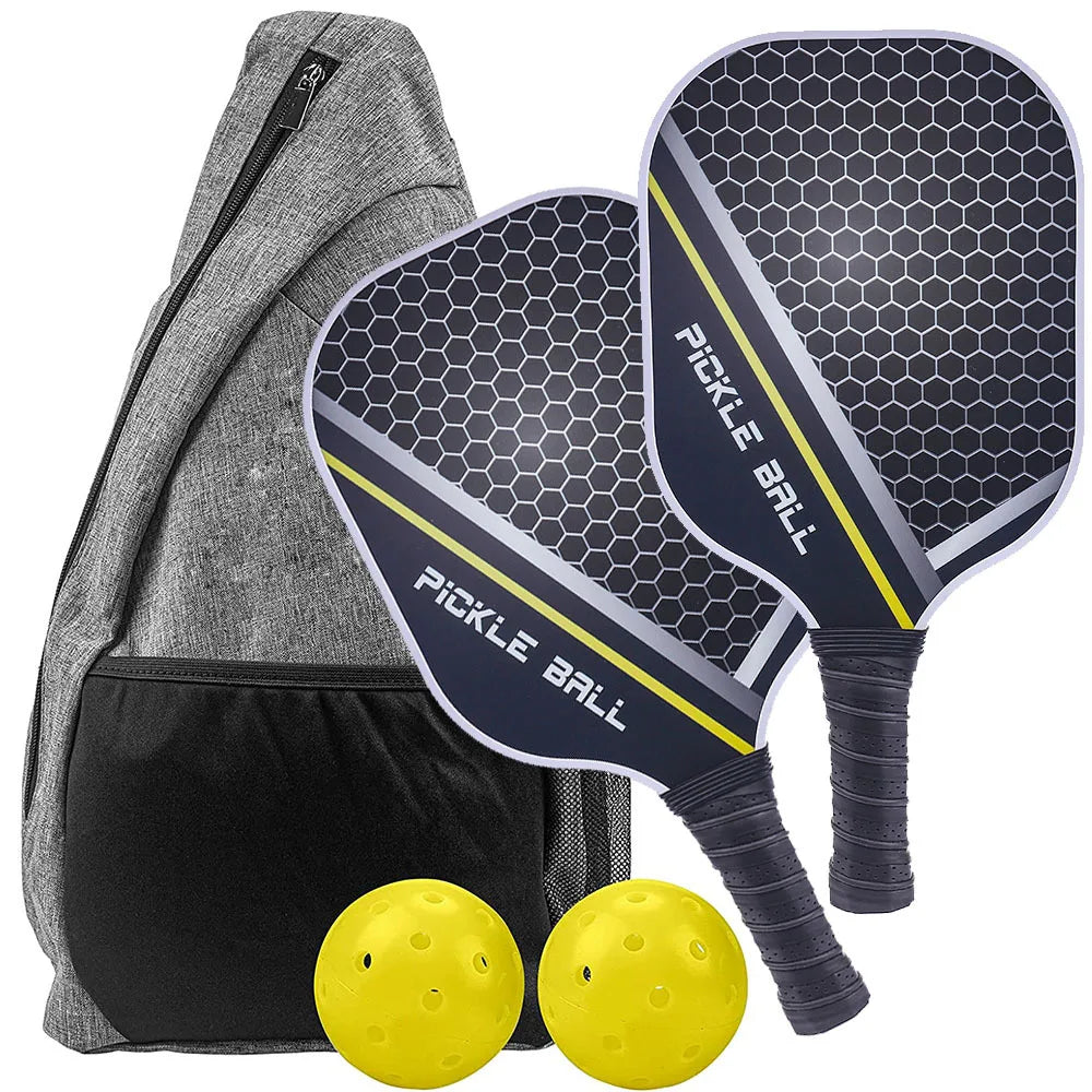 Pickleball Paddles Set – Graphite Carbon Fiber, USAPA Approved