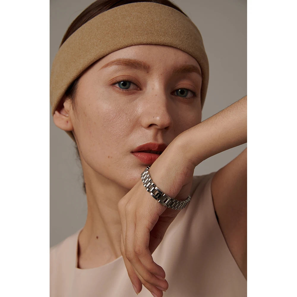 Vintage Gold Plated Stainless Steel Chain Bracelet Waterproof