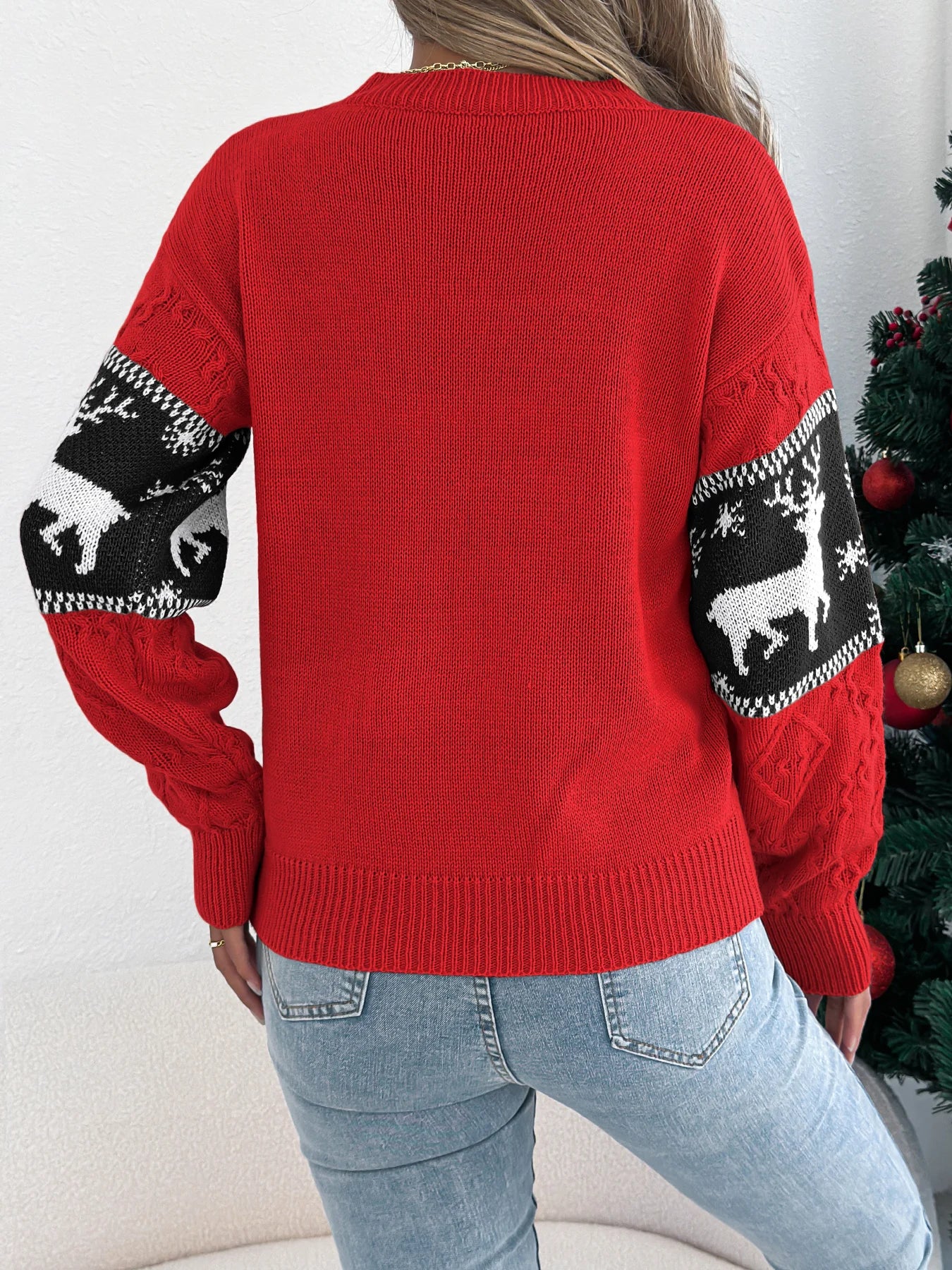 Infinity Beautiful Christmas Deer Sweater