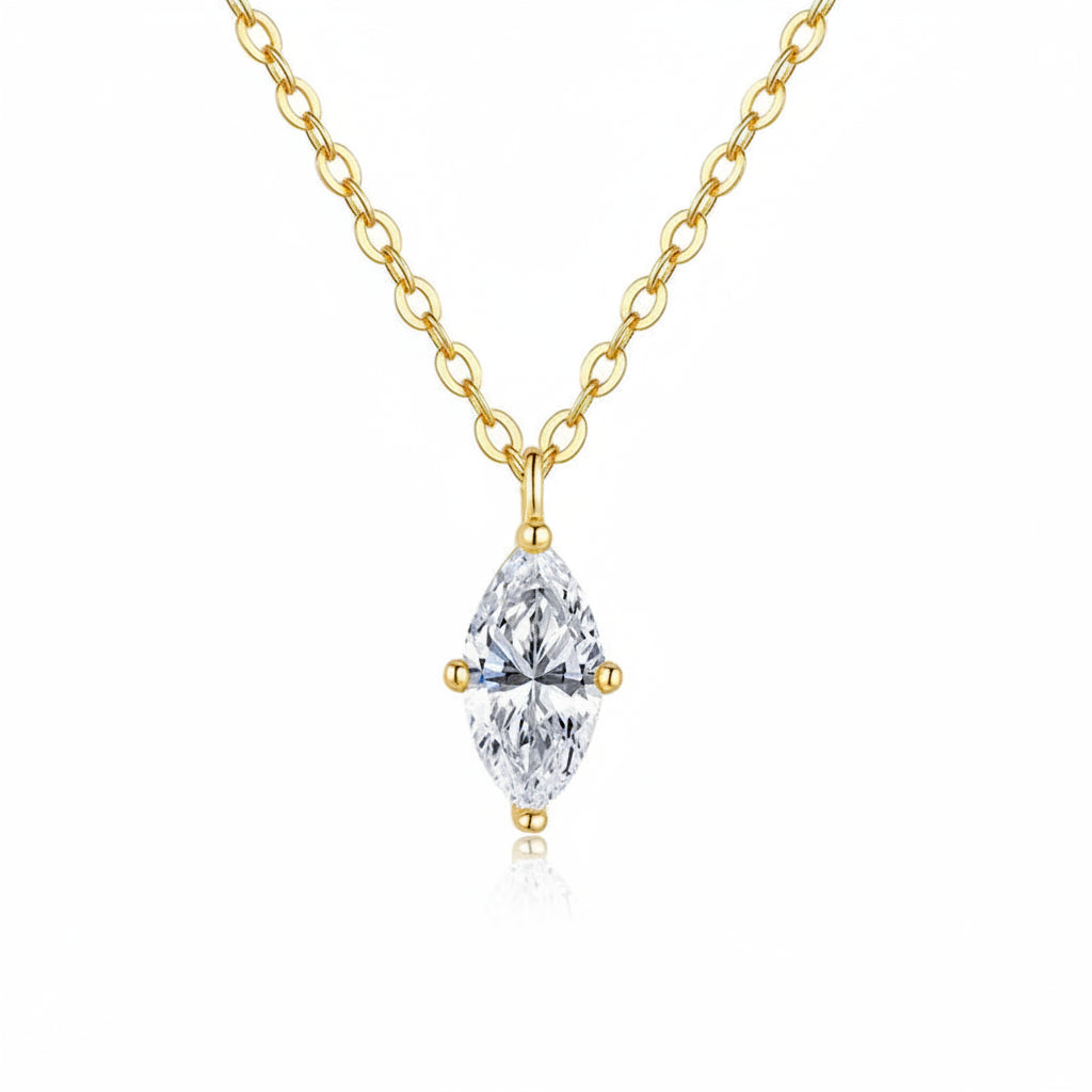 925 Moissanite Vintage Necklace