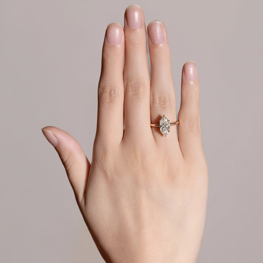3 Carat Oval Cut Moissanite Ring