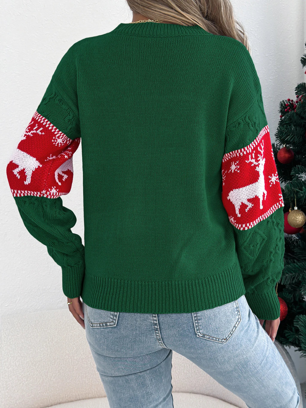 Infinity Beautiful Christmas Deer Sweater