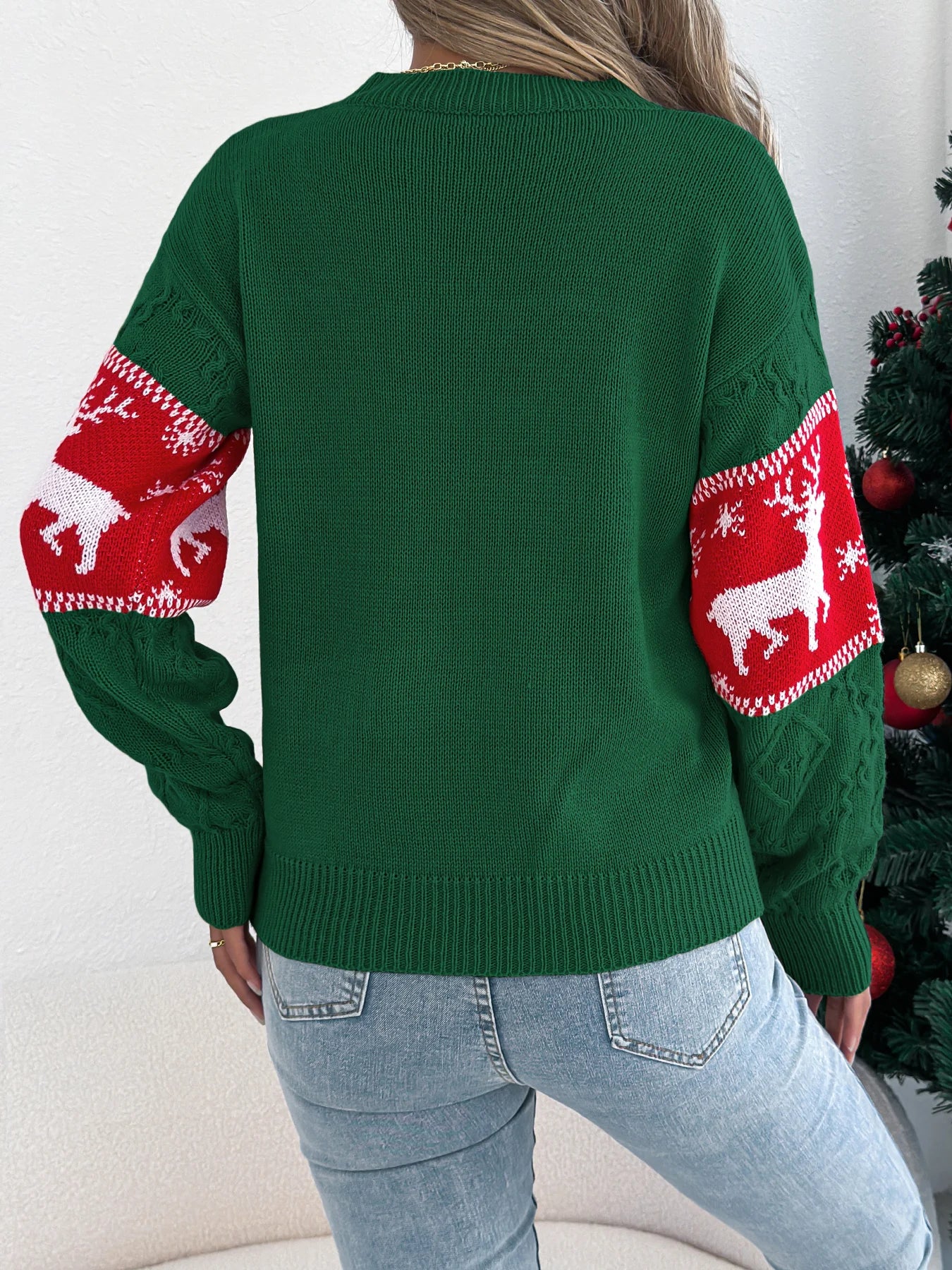 Infinity Beautiful Christmas Deer Sweater