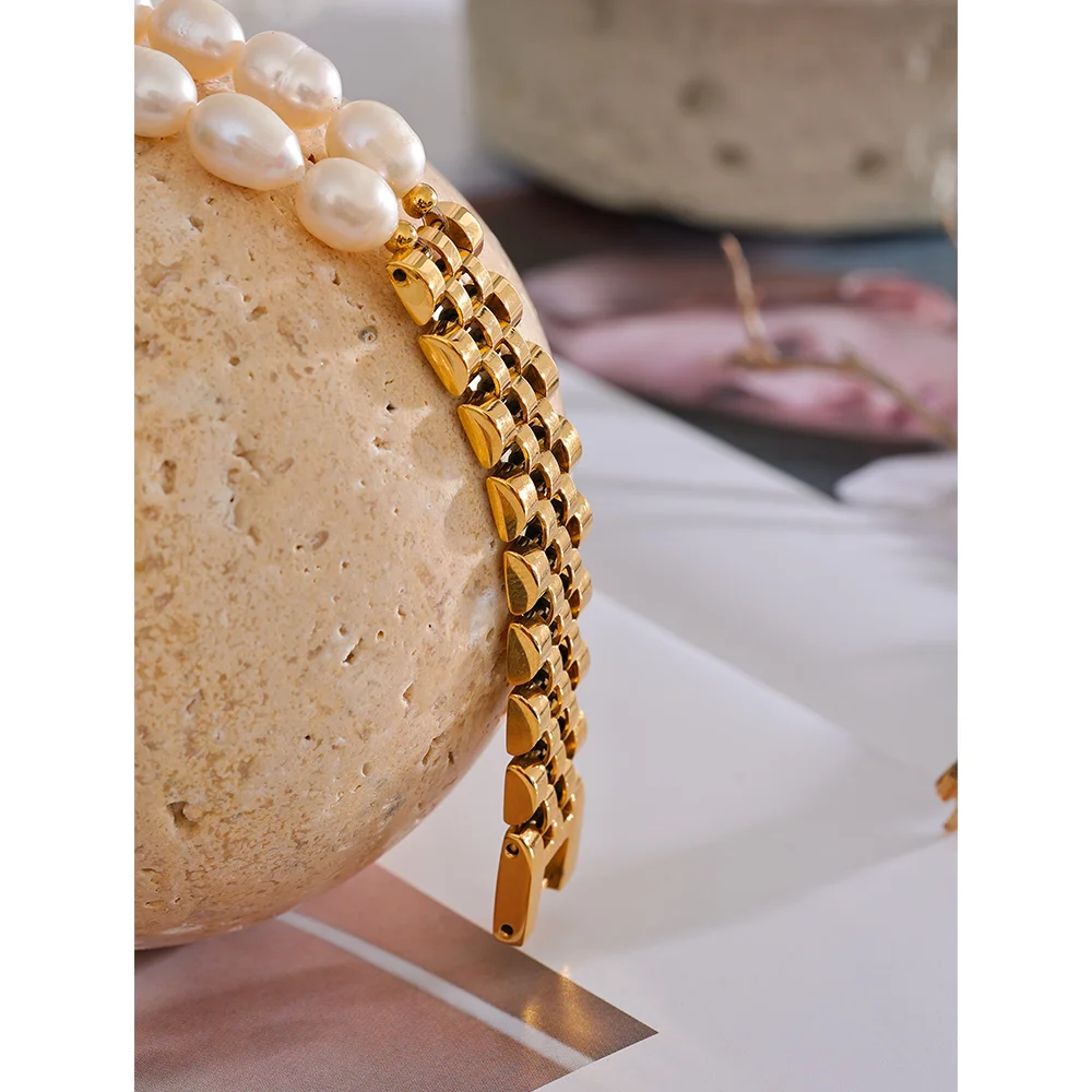 Vintage Pearl Waterproof Bracelet