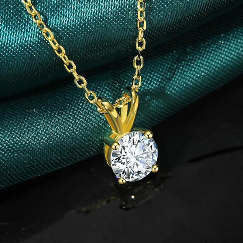 925 Moissanite Vintage Necklace