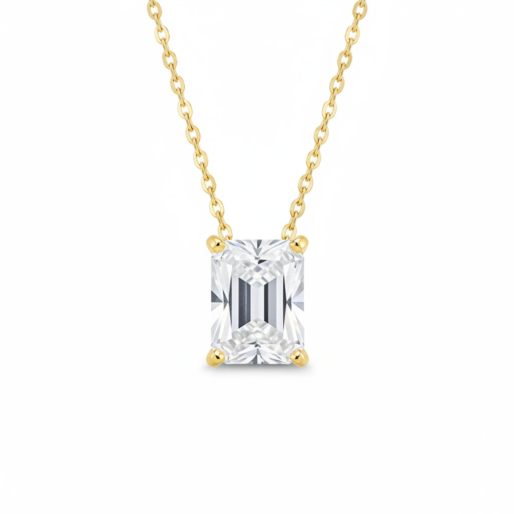 925 Moissanite Vintage Necklace