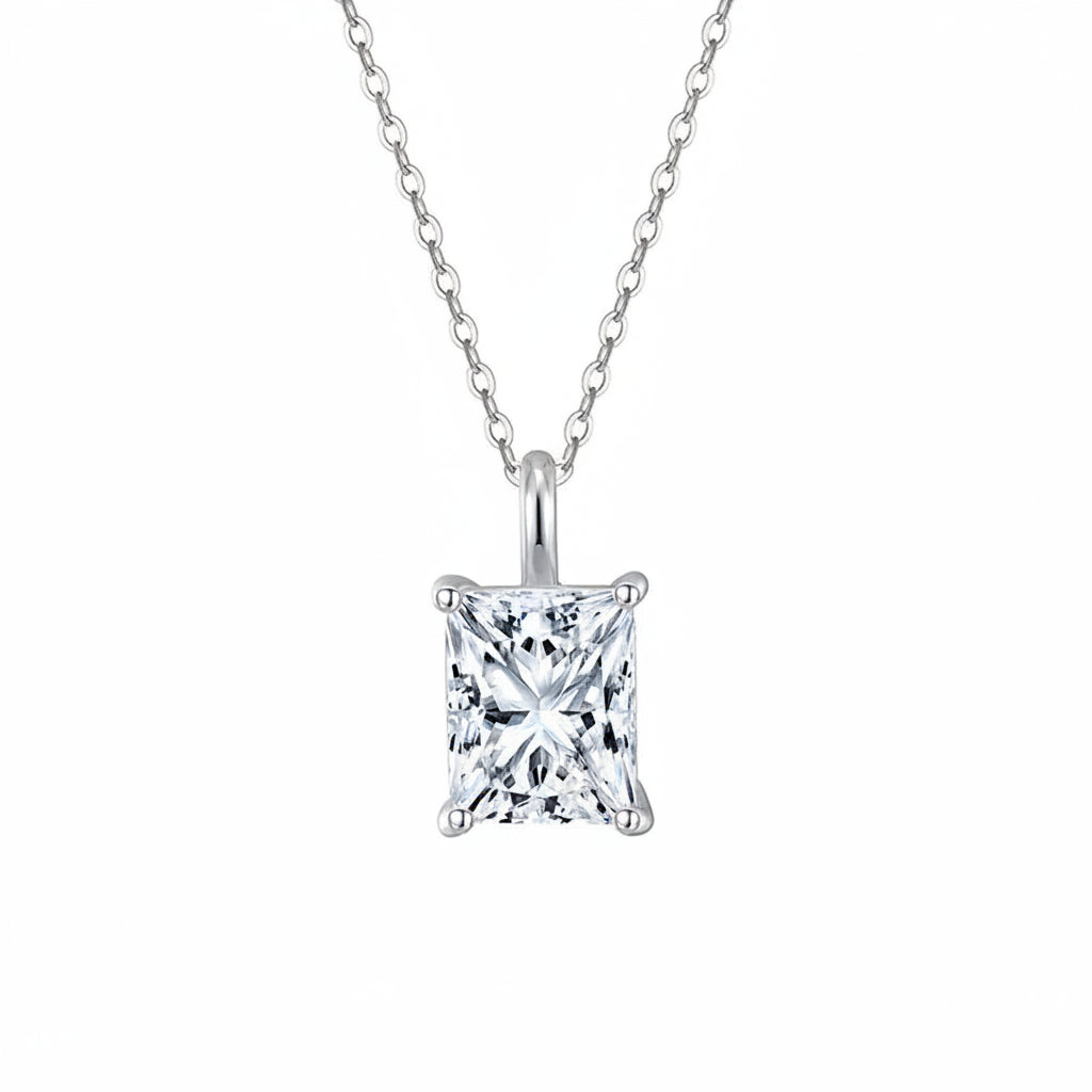 925 Moissanite Vintage Necklace