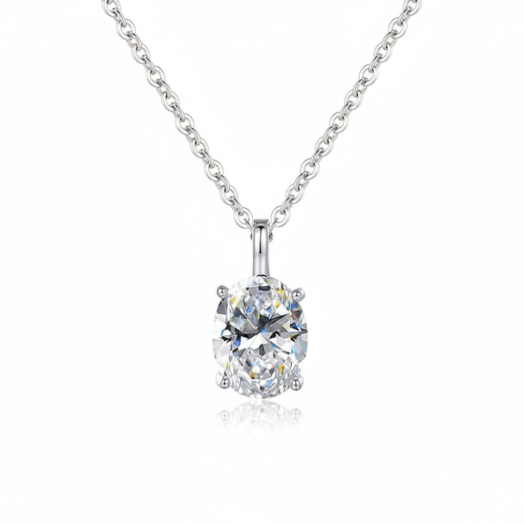 925 Moissanite Vintage Necklace