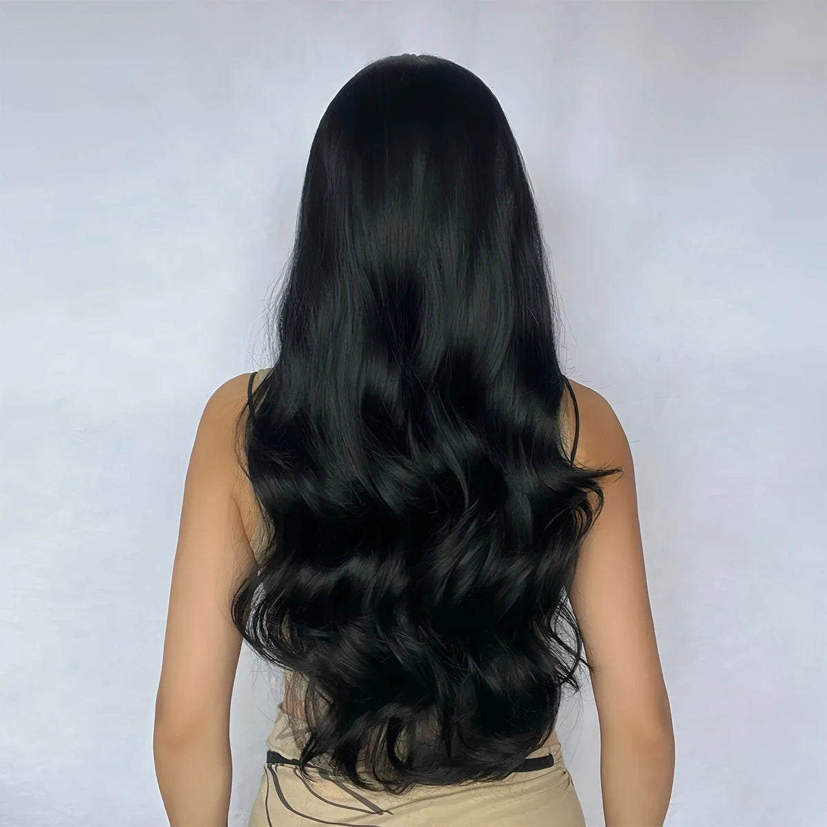 Long Wavy Wig with Bangs