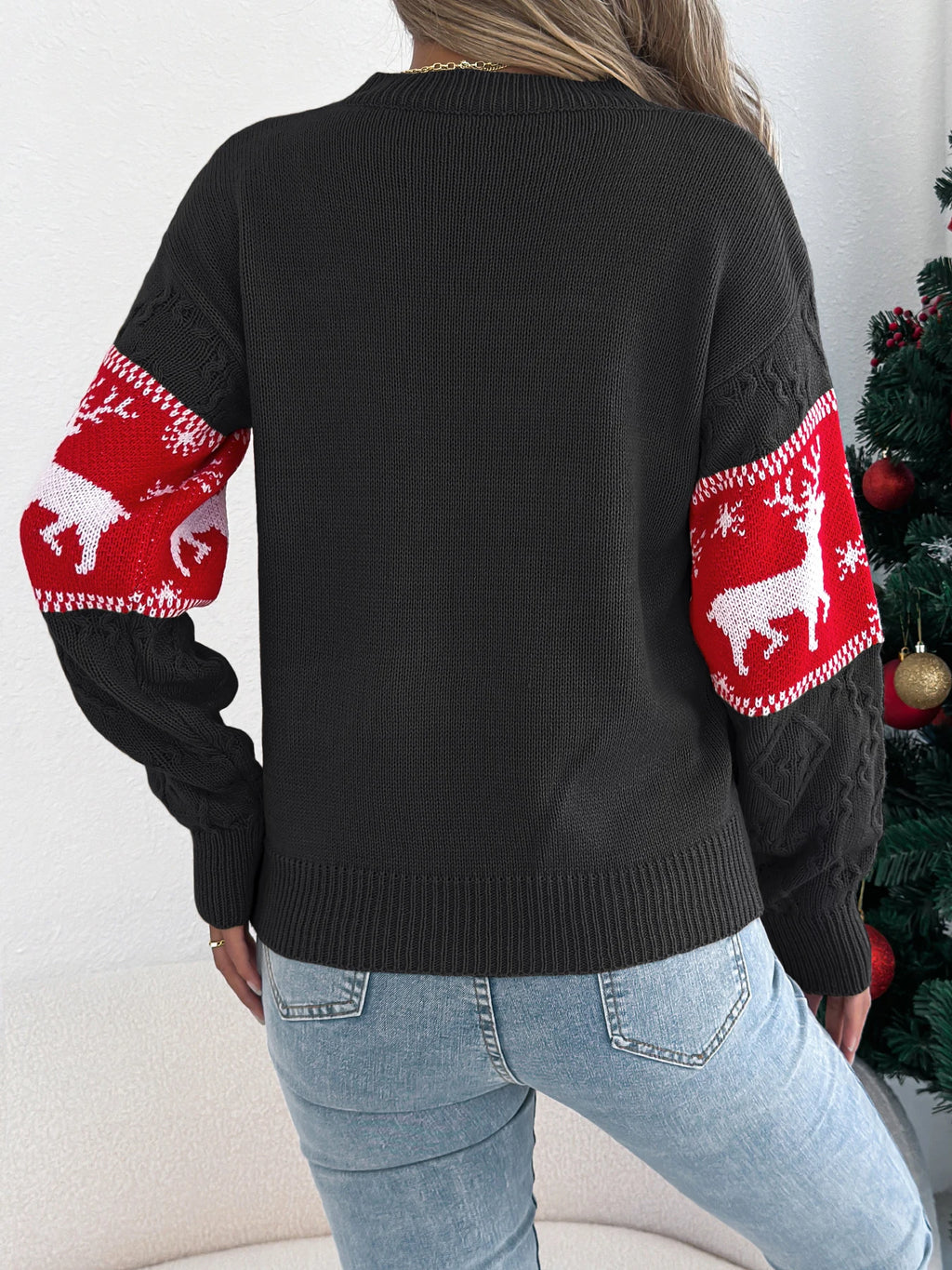 Infinity Beautiful Christmas Deer Sweater