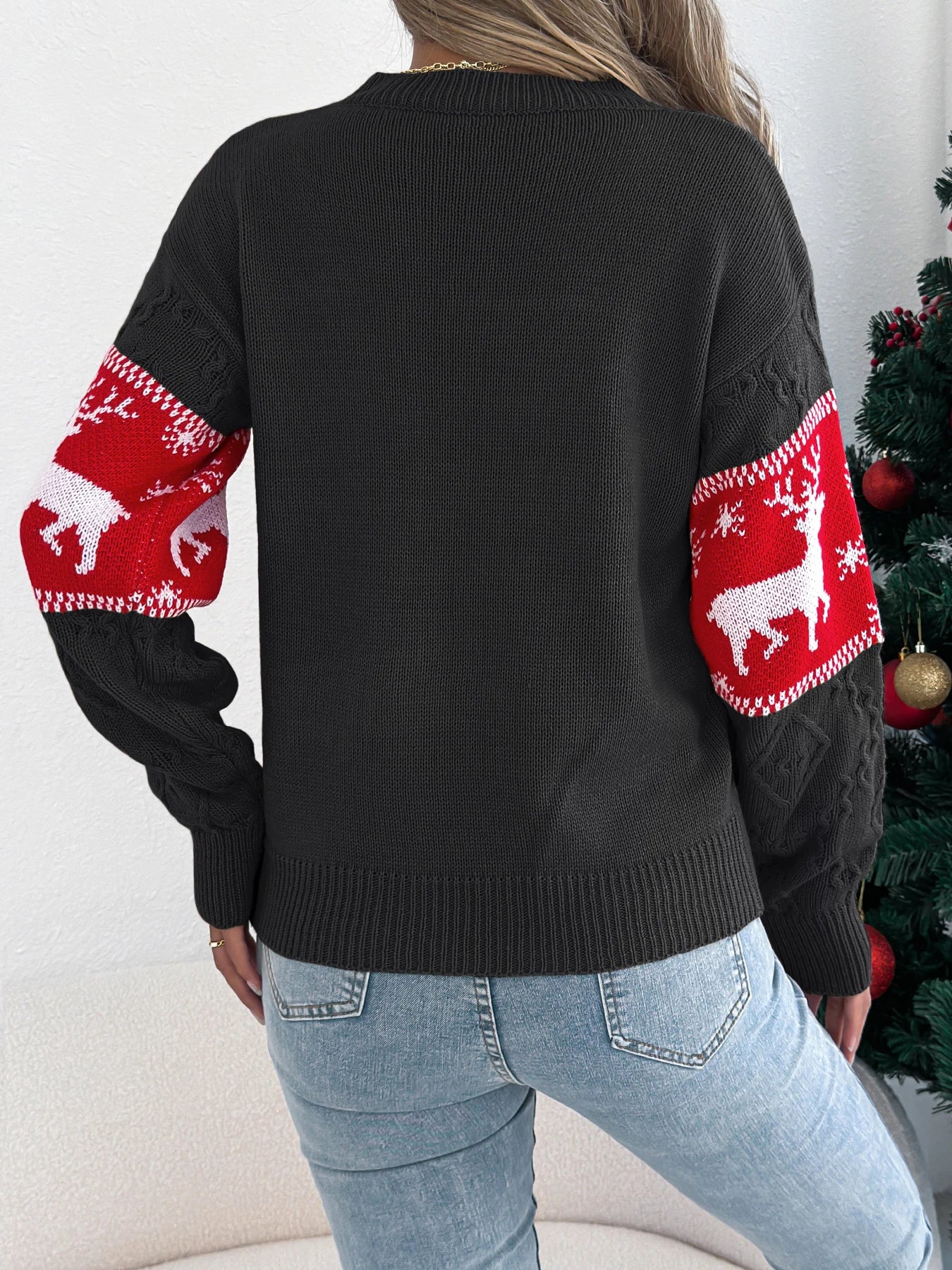 Infinity Beautiful Christmas Deer Sweater