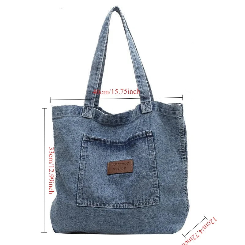 Denim Shoulder Bag