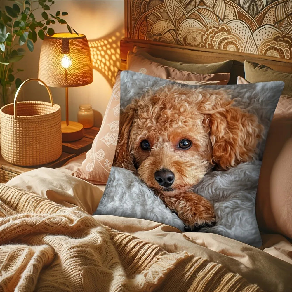 Printed Square Decorative Pillow Cover