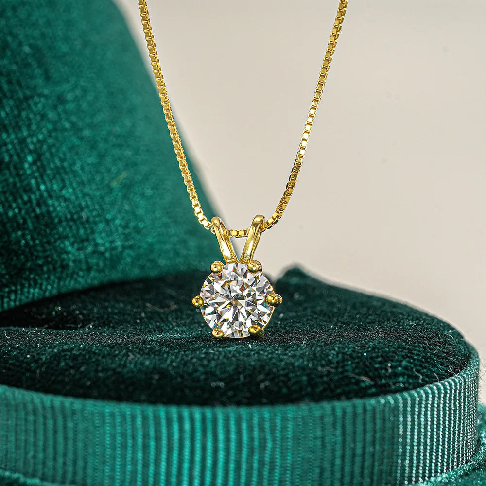 925 Moissanite Vintage Necklace