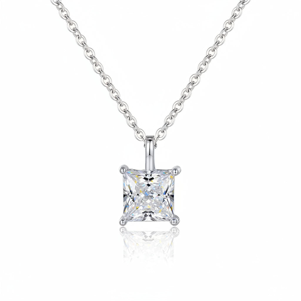 925 Moissanite Vintage Necklace