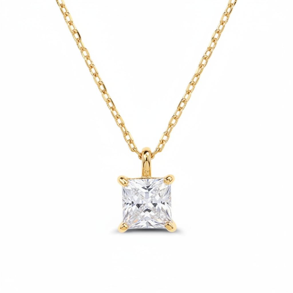 925 Moissanite Vintage Necklace