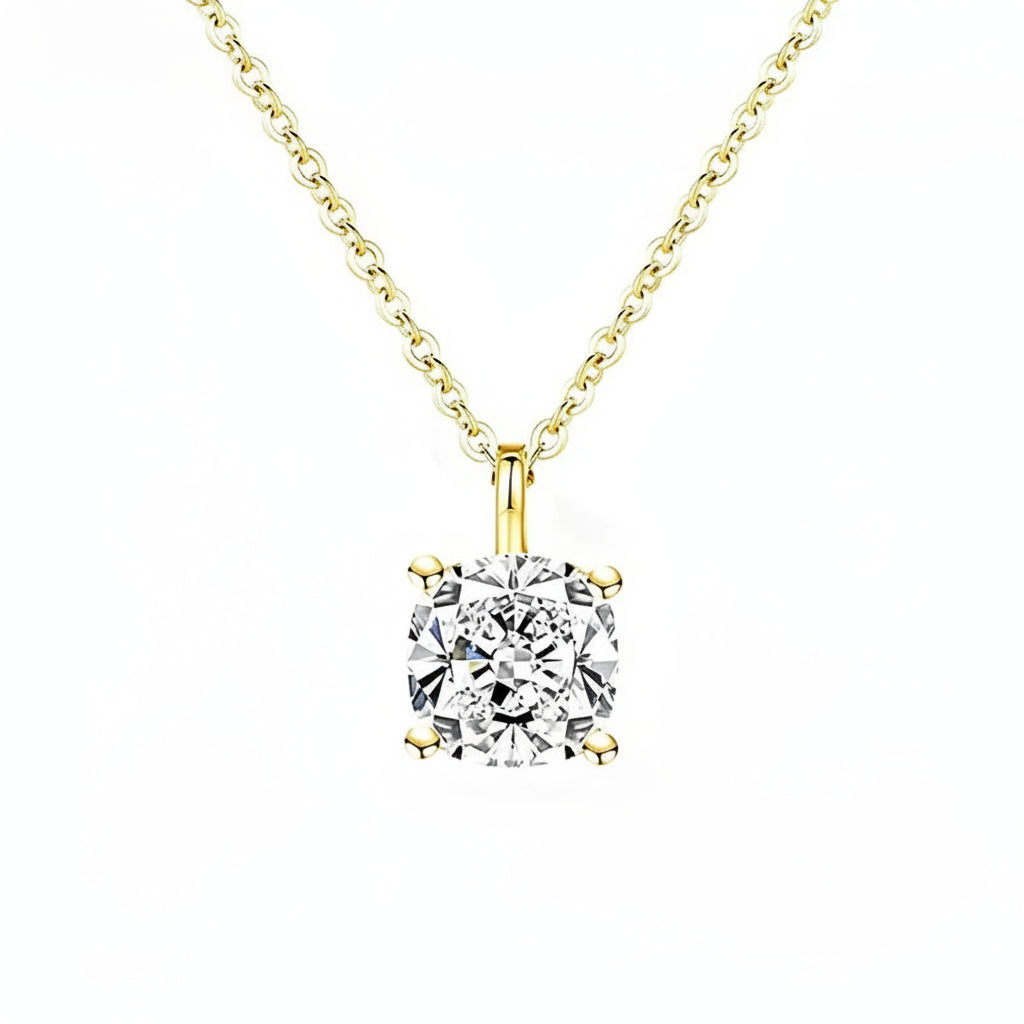 925 Moissanite Vintage Necklace