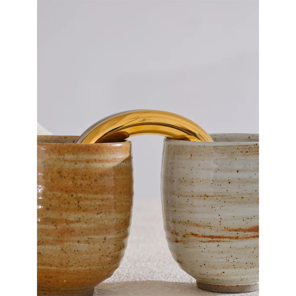 Gold Chunky Cuff  Vintage Bangle