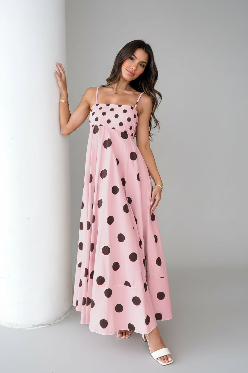 Striped Maxi Dress with Pockets